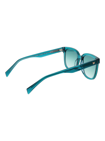 Ana Hickmann Frauen Sonnenbrille Quadratisch Türkis