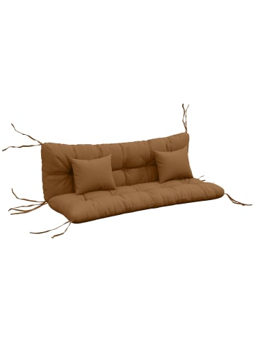 Outsunny Sitzkissen in Bräune 150L x 50B x 12H cm
