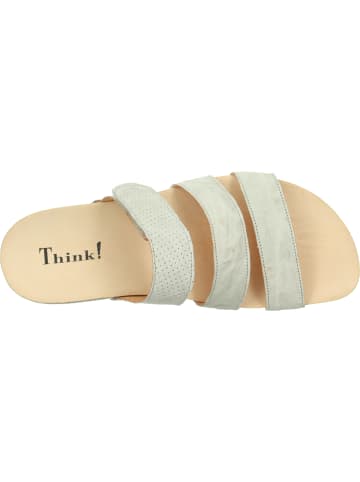 Think! Tieffußbett Pantolette JULIA DAMEN in Pearl/Kombi