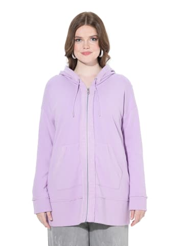 Ulla Popken Sweatjacke in lavendel