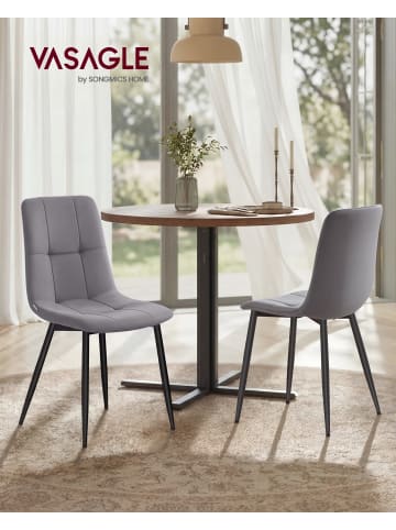 VASAGLE 6er-Set: Esszimmerstuhl in - (B)43.5 x (H)82 x (T)52 cm