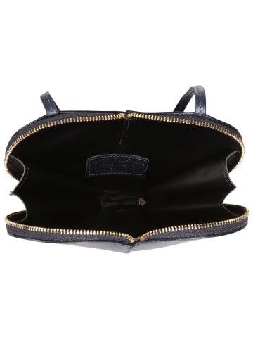 Toscanto Leder Umhängetasche Toscanto Tasche dunkelblau ca. 22cm