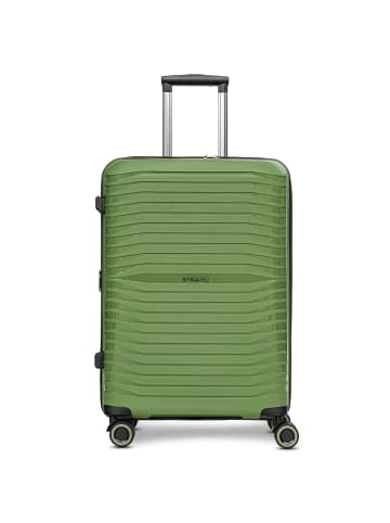 Stratic Shine 4 Rollen Trolley 65 cm mit Dehnfalte in olive