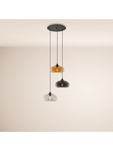 s.LUCE Cruet Mehrfach-Pendelleuchte Glas 3 oder 5-flammig in Mehrfarbig