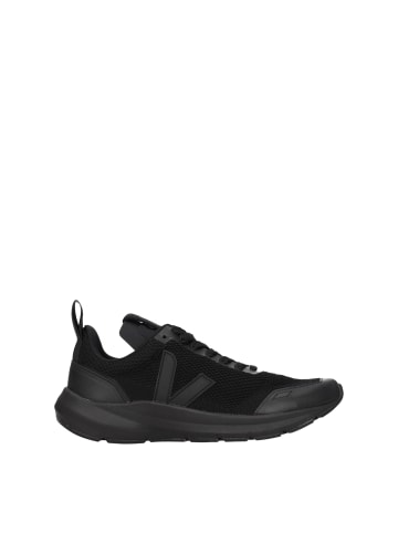 Schwarz Stoff Athletik Sneaker