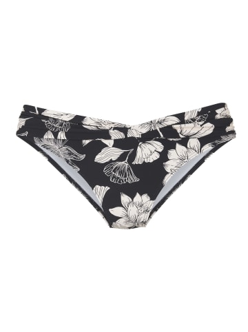 s.Oliver Bikini-Hose in schwarz-creme