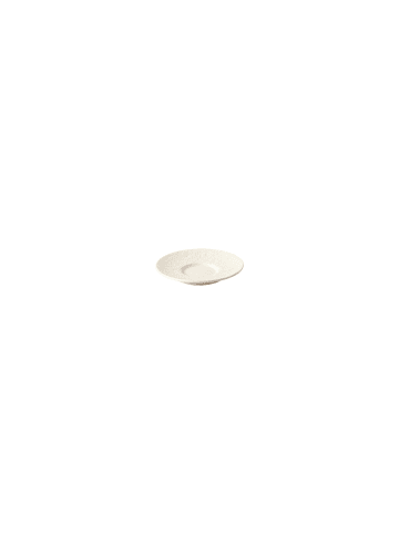 Villeroy & Boch 6er Set Espressountertasse Manufacture Rock in Ø 12,1 cm in weiß