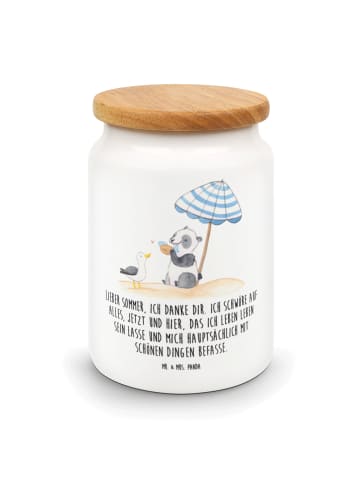 Mr. & Mrs. Panda Keksdose Lieber Sommer mit Spruch in Weiß