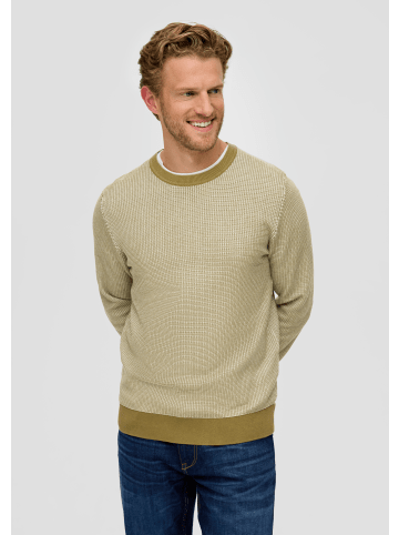 s.Oliver Pullover langarm in Olive