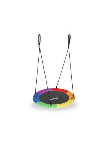 relaxdays Nestschaukel in Bunt - Ø 110 cm