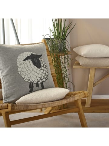 Sander Kissenhülle Fluffy in grau