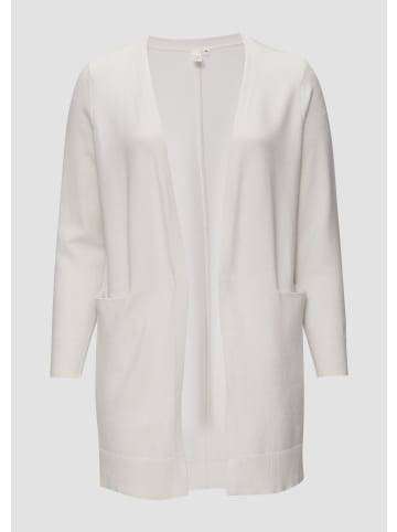 QS Strickjacke langarm in Beige
