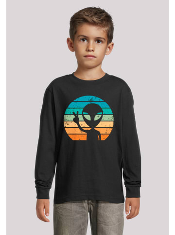 F4NT4STIC Longsleeve Shirt Alien Piece Sonnenuntergang in schwarz