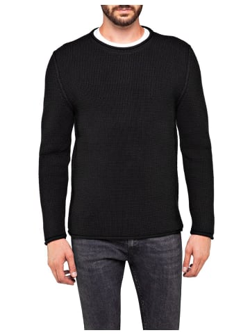Replay Replay Strickpullover HYPERFLEX Pullover R-Neck in schwarz