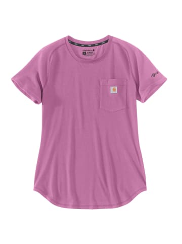 CARHARTT  T-Shirt Force in pink