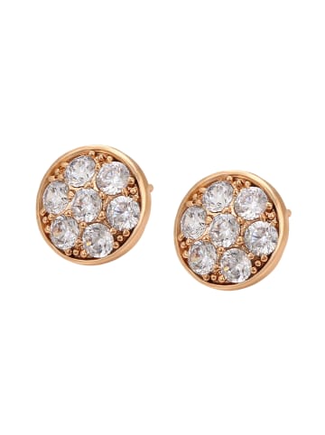 faina Women Stud Earrings in Rose Gold