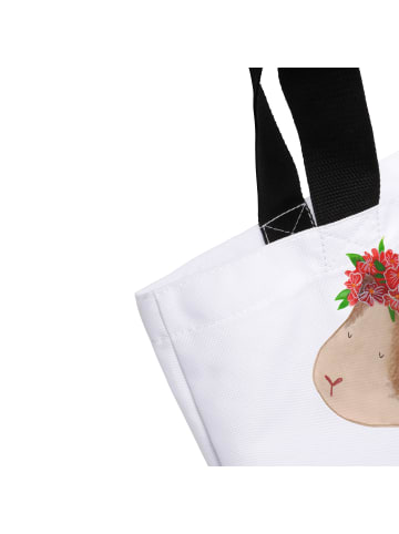 Mr. & Mrs. Panda Tasche Meerschweinchen Weisheit mit Spruch in Weiß