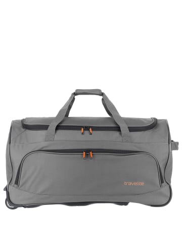 travelite Basics Fresh - Rollenreisetasche 89L 71 cm (gelb) in anthrazit