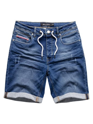 Amaci&Sons Jeansshorts MARKHAM in Dunkelblau
