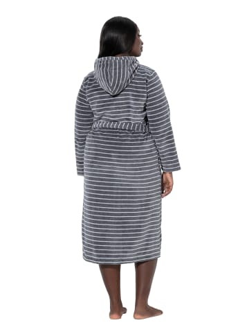 Ulla Popken Bademantel in dunkelgrau