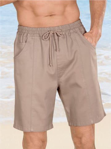 Sieh an! Schlupfbermudas in beige