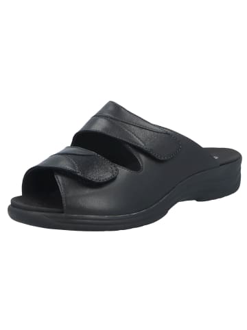 Solidus Damen Pantoletten Moni - Weite M in Schwarz