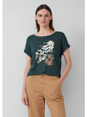 s.Oliver T-Shirt in 69D0_tannengrün