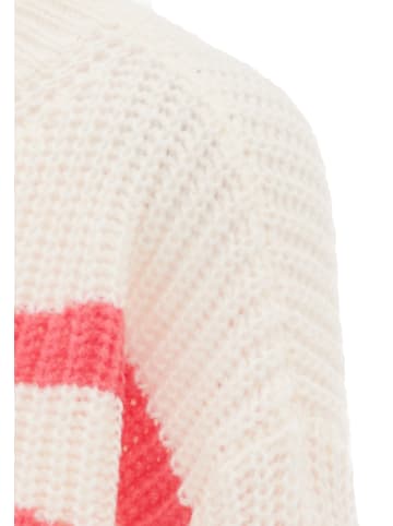 myMo Damen Sweater in WOLLWEISS KORALLE