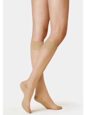 Kunert Feinkniestrümpfe Cotton Sole 20 hautsympatisch in crystal