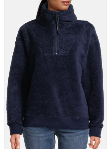 Salzhaut Fleecepullover RAMMDÖSIG in Navy