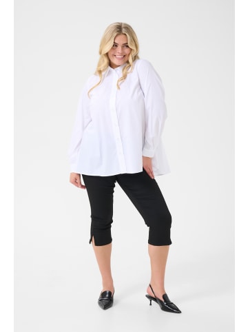 KAFFE curve Langarm - Hemd KCsera Regular fit in Optical White