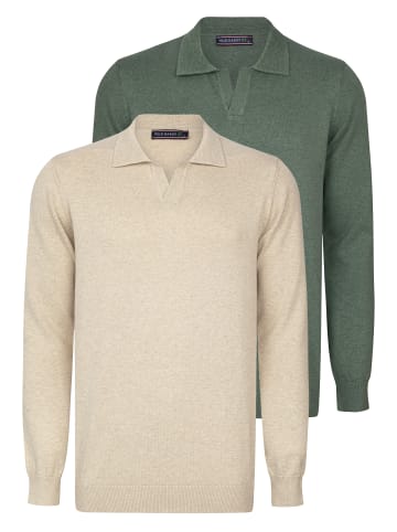 Felix Hardy Pullover in Beige-Grün