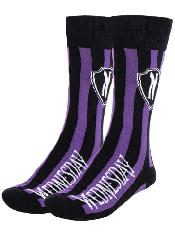 Cerda 3er - Pack Socken Wednesday Geschenkset Gr. 36-43 in Schwarz