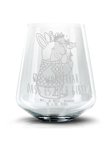Mr. & Mrs. Panda Blümchentailglas Fische Astrologie ohne Spruch in Transparent