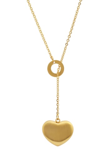 Adeliás Damen Halskette mit Anhänger – aus Edelstahl in gold