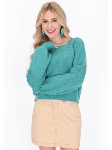 IZIA Women Sweater in turquoise