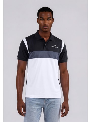 Sergio Tacchini Polo Shirt in black/white