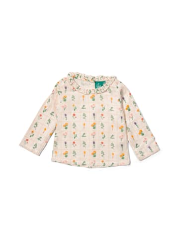 Little Green Radicals Bluse aus Bio-Baumwolle in Creme