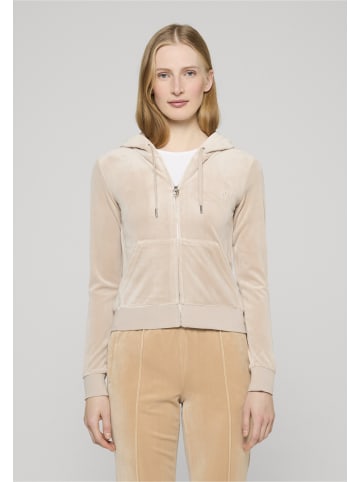 Juicy Couture Juicy Couture Damen Juicy Couture ZIP THROUGH HOODIE WITH ZIP PULL & JC in string
