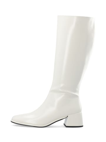 Bianco Stiefel mit Absatz in OffWhitePolido1