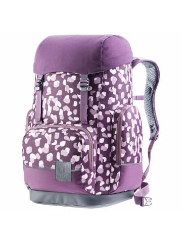 Deuter School Scula - Schulrucksack 49 cm in plum dots