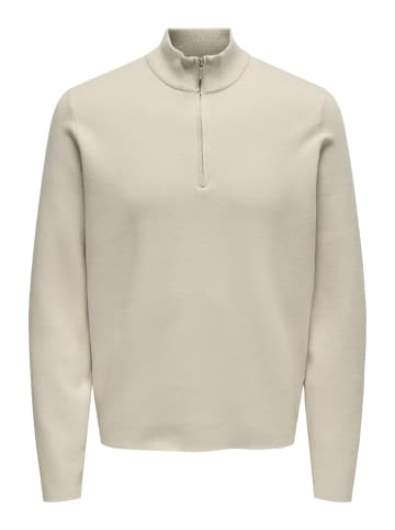 ONLY & SONS Strickpullover in Silver Lining