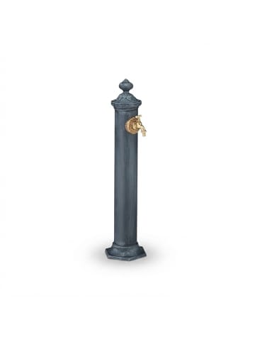 relaxdays Standbrunnen in Grau - (B)21,5 x (H)84 x (T)25 cm