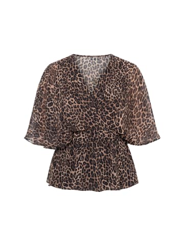 Ulla Popken Bluse in helles champagner