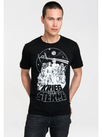 Logoshirt T-Shirt Krieg der Sterne - Emblem in schwarz