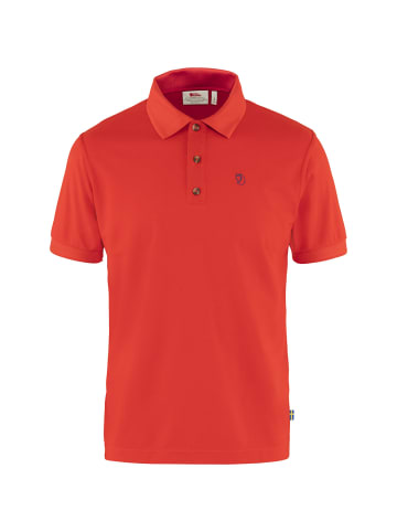 FJÄLLRÄVEN Poloshirt Crowley Piqué in Dunkelrot