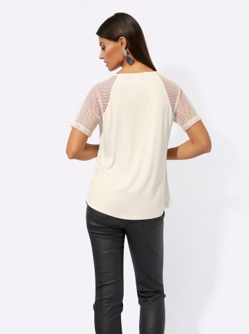 creation L Shirt in champagner-silberfarben-bedruckt