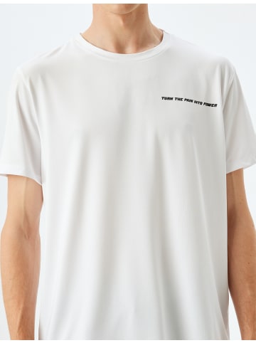 KOTON T-shirt in Weiß