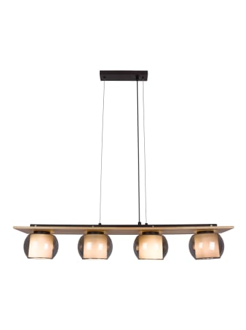 näve Pendelleuchte "TEXAS" in schwarz - (L)90 cm x (B)18 cm x (H)120 cm