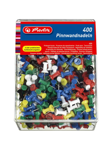 Herlitz Pinwandnadeln Packung mit 400 Stück sortiert